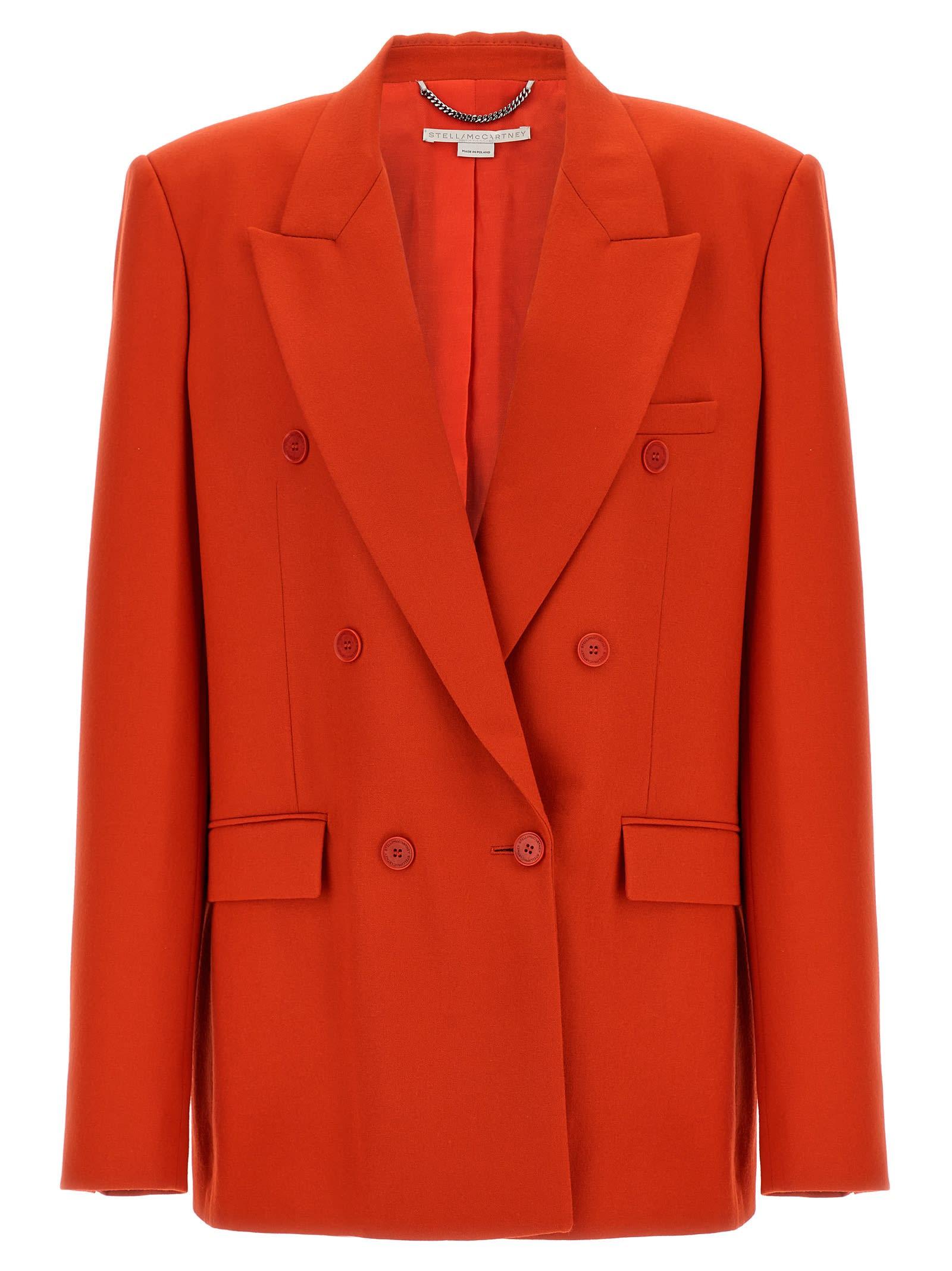 stella mccartney double-breasted wool blazer