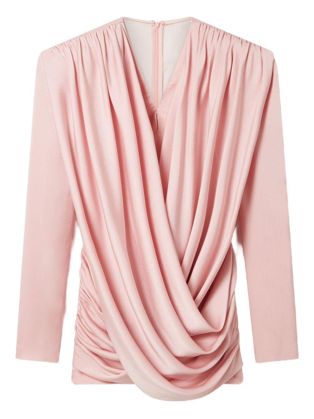 stella mccartney draped mini dress
