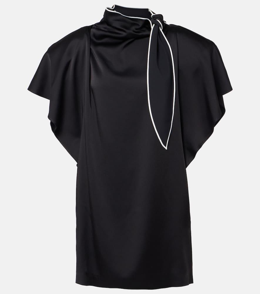 stella mccartney draped minidress