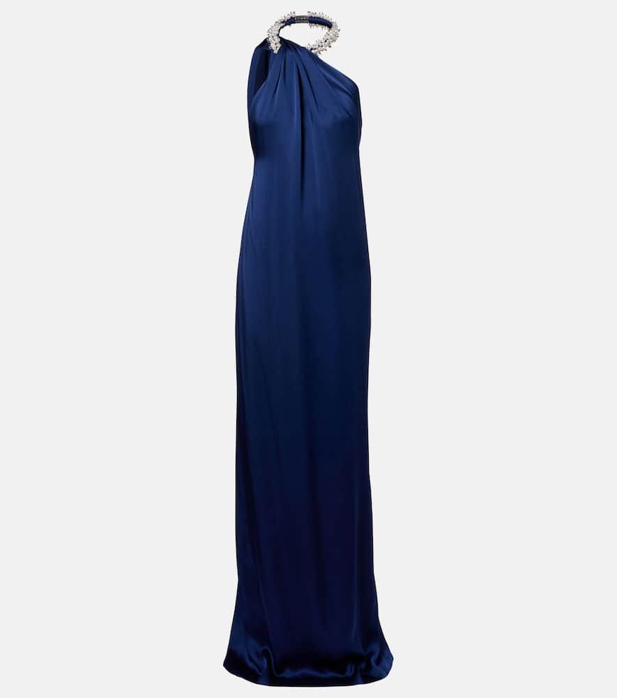 stella mccartney embellished satin gown