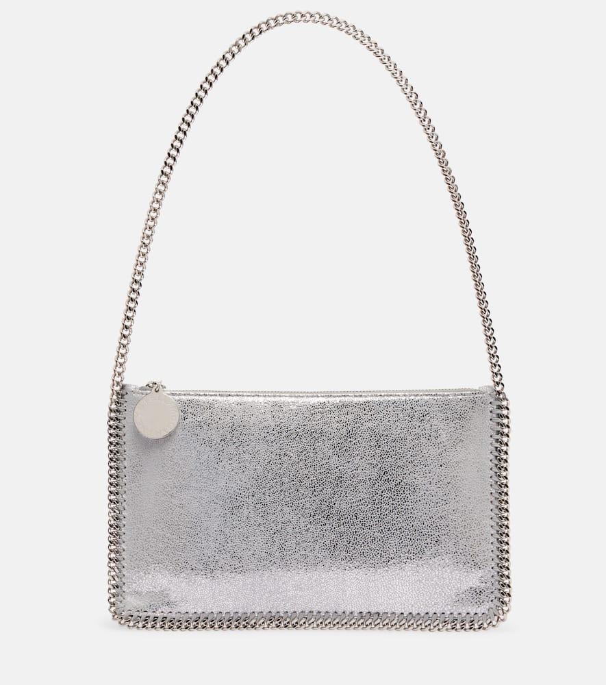 stella mccartney falabella mini metallic shoulder bag