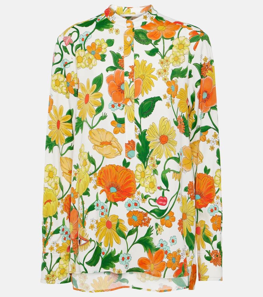 stella mccartney floral blouse