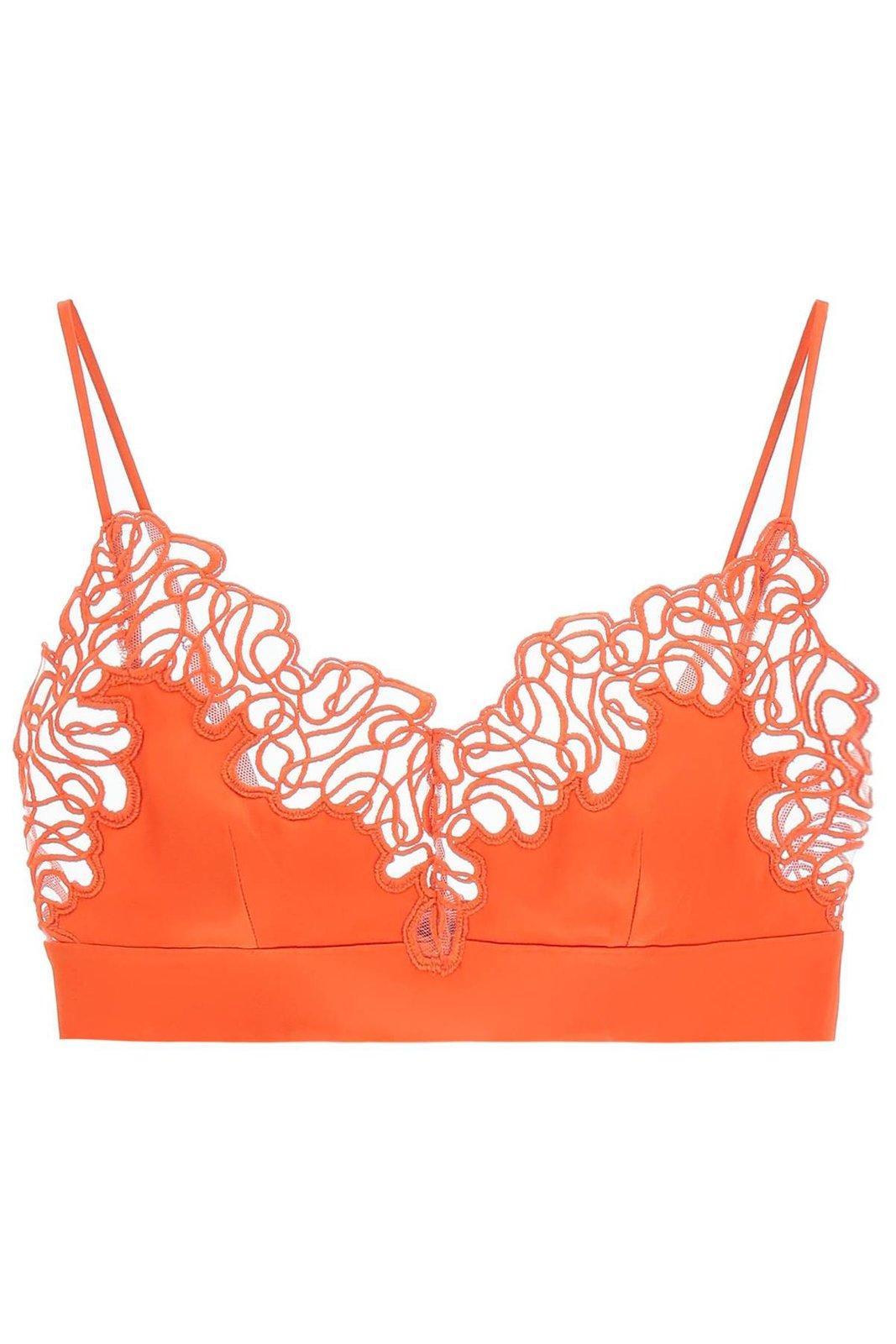 stella mccartney floral lace bralette