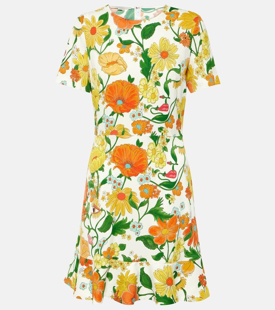 stella mccartney floral minidress