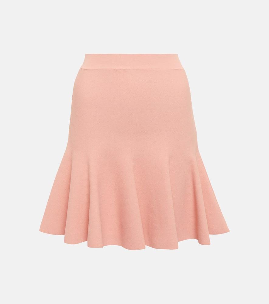 stella mccartney fluted miniskirt