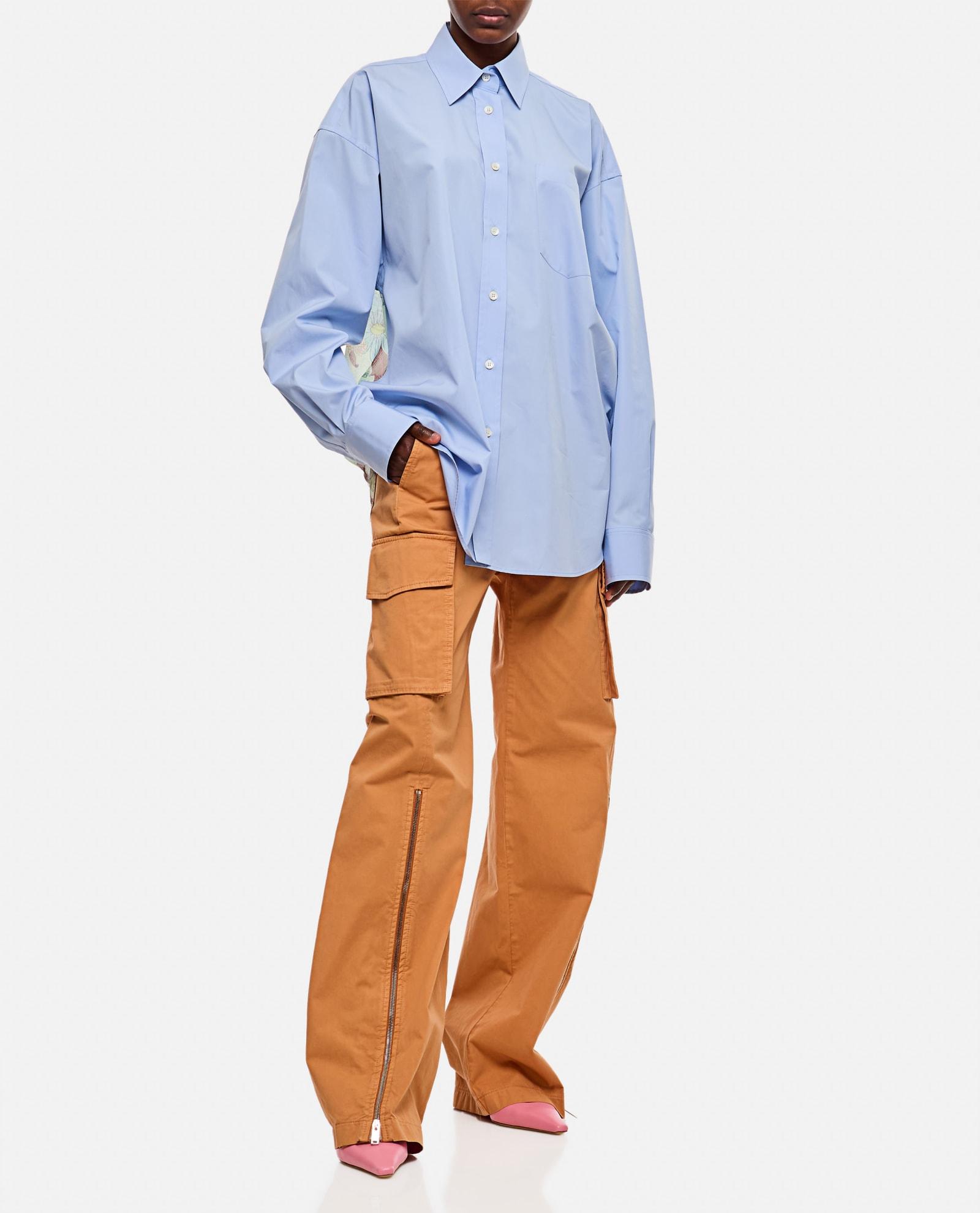 stella mccartney front zip cargo pant