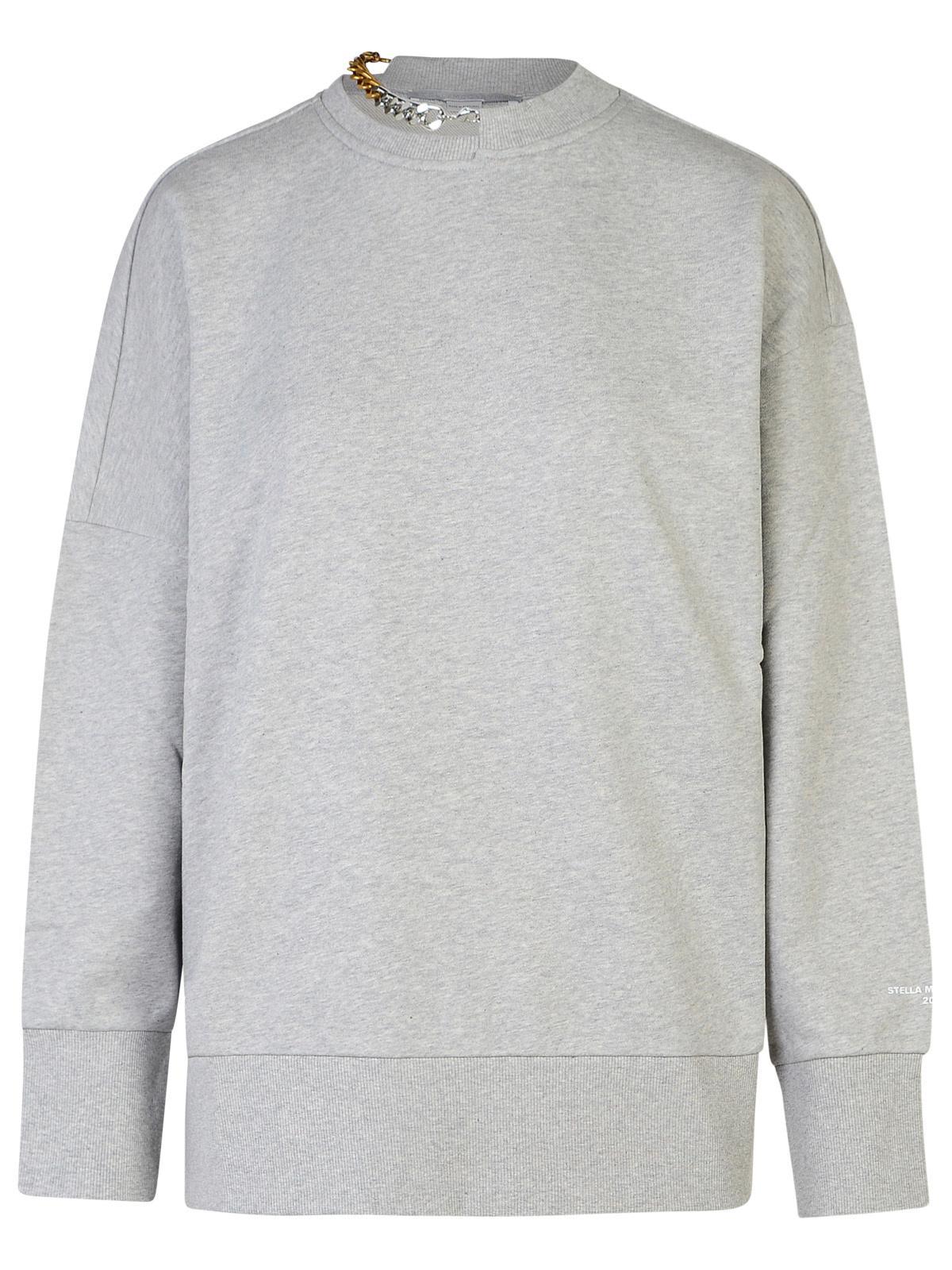 stella mccartney grey cotton sweatshirt