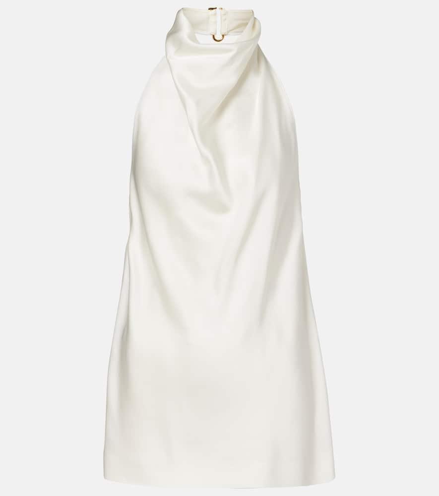 stella mccartney halterneck satin top