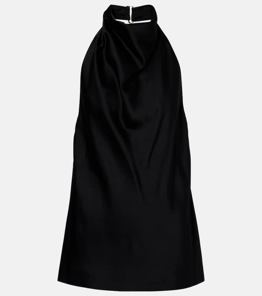 stella mccartney halterneck satin top