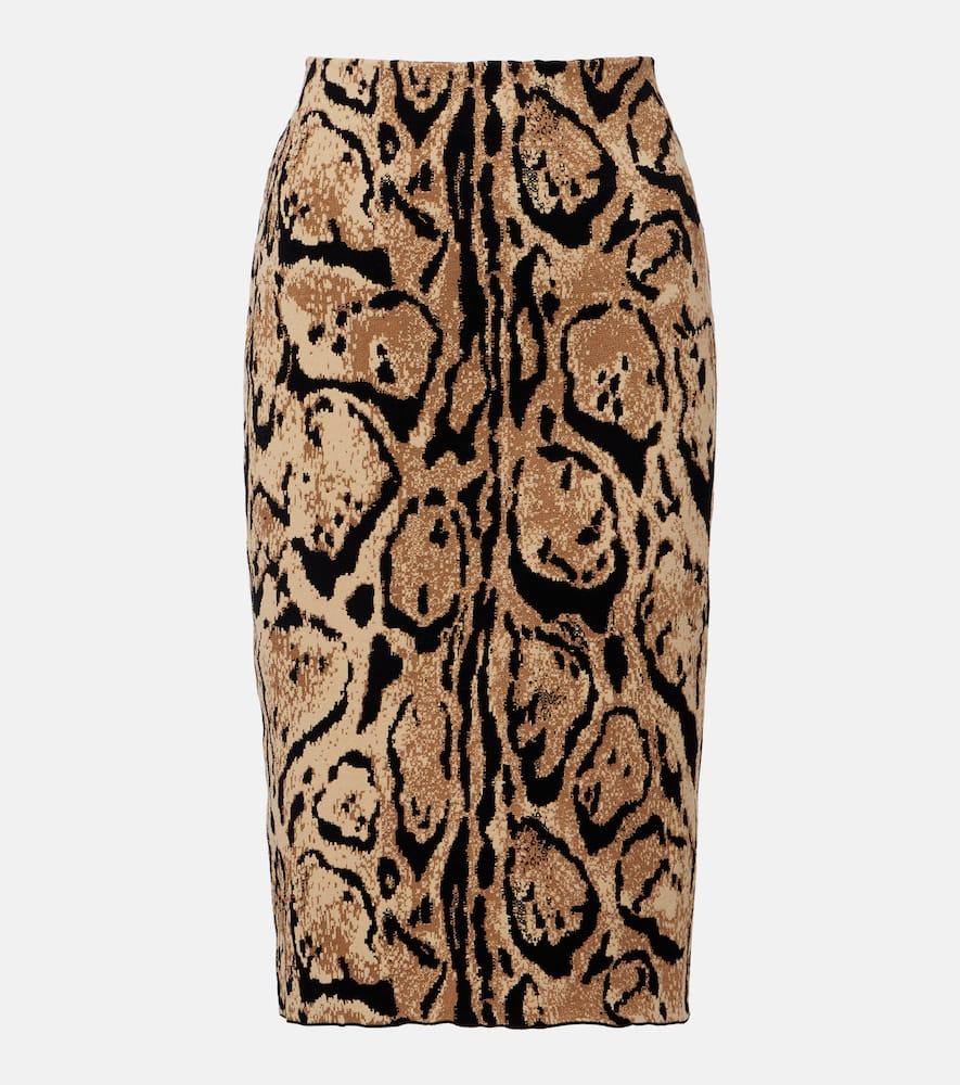 stella mccartney jacquard pencil skirt