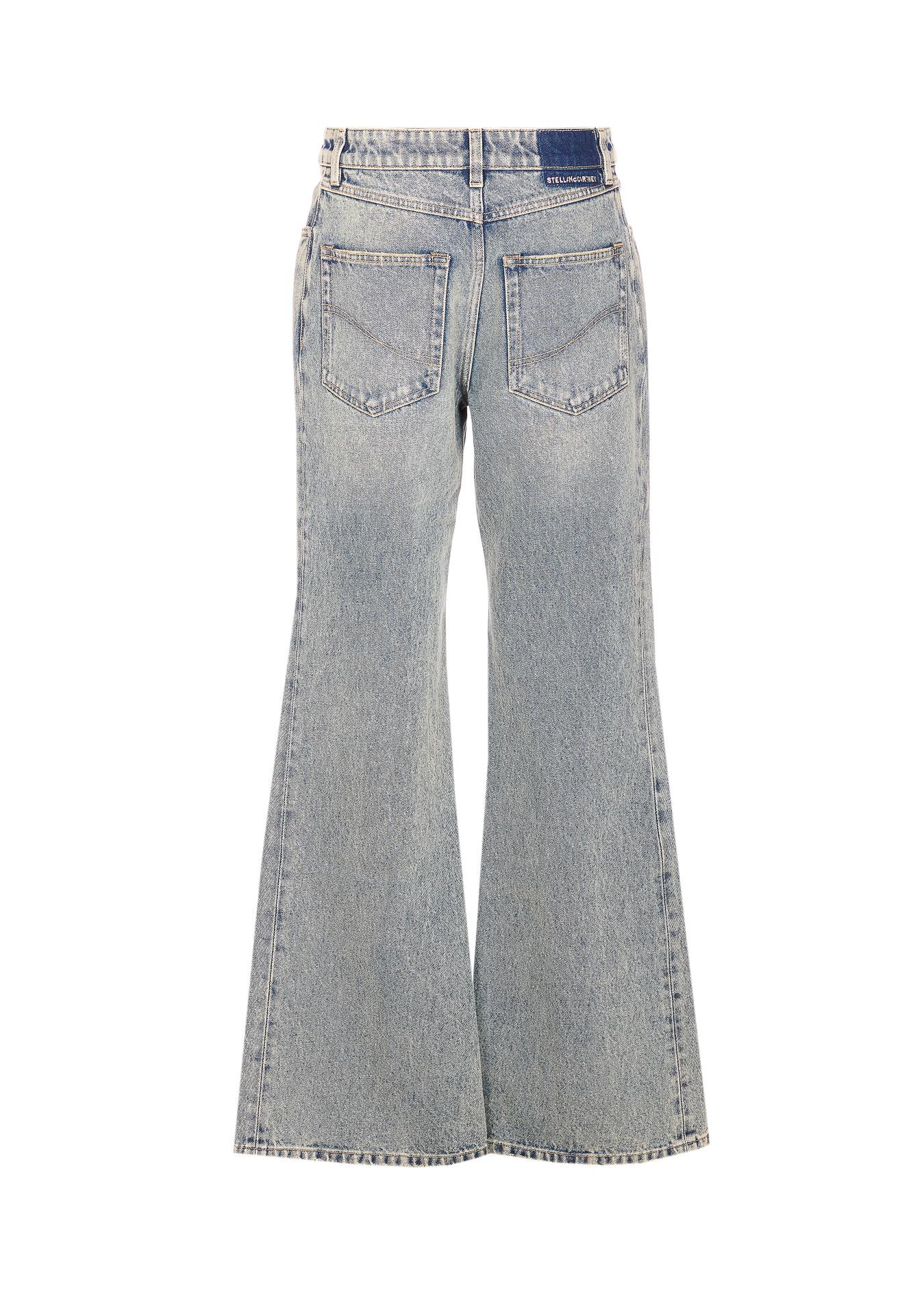 stella mccartney jeans blue cotton - women