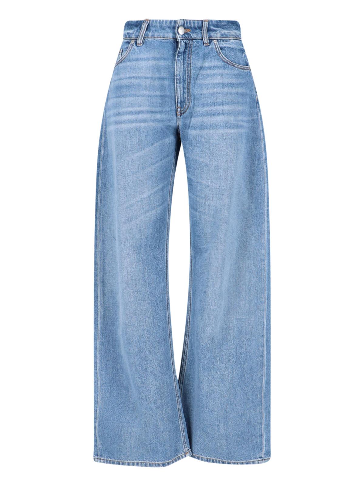 stella mccartney jeans blue material 1: cotton - women