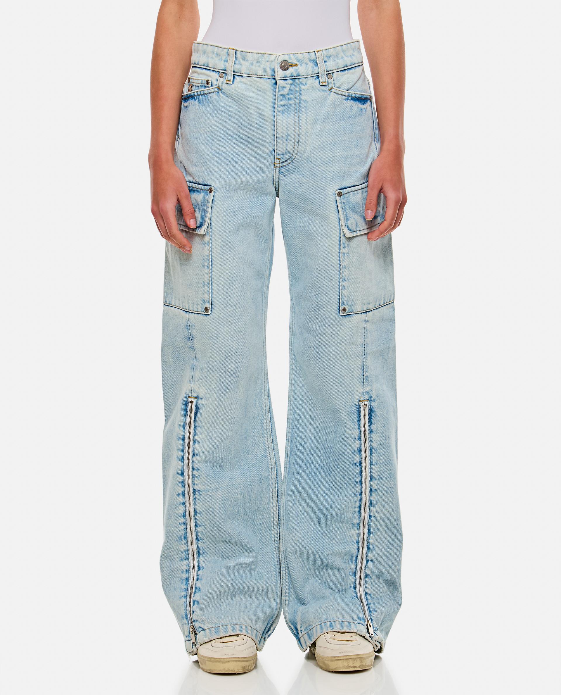 stella mccartney jeans clear blue - women