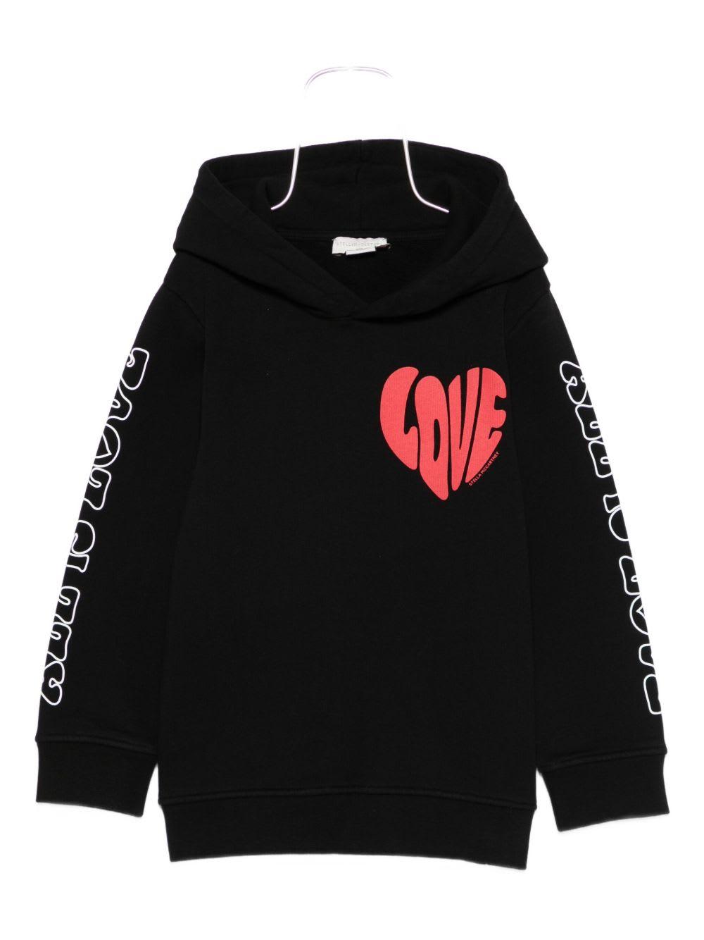 stella mccartney kids black sweatshirt