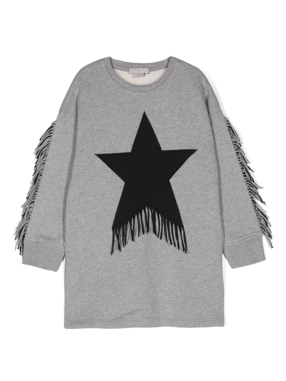 stella mccartney kids fringed sweatshirt