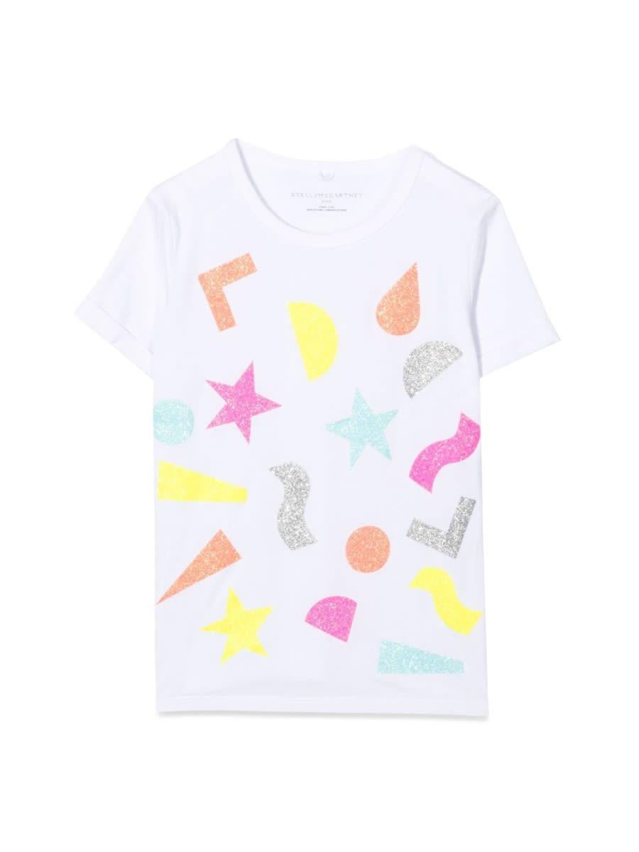 stella mccartney kids geometric shapes m/c t-shirt