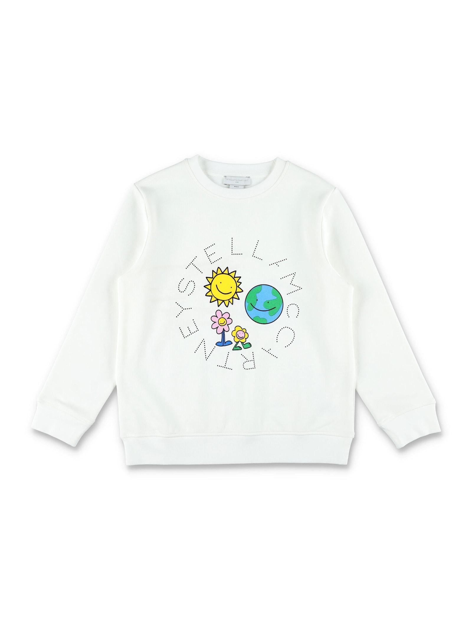stella mccartney kids kid - earth friends graphic sweatshirt