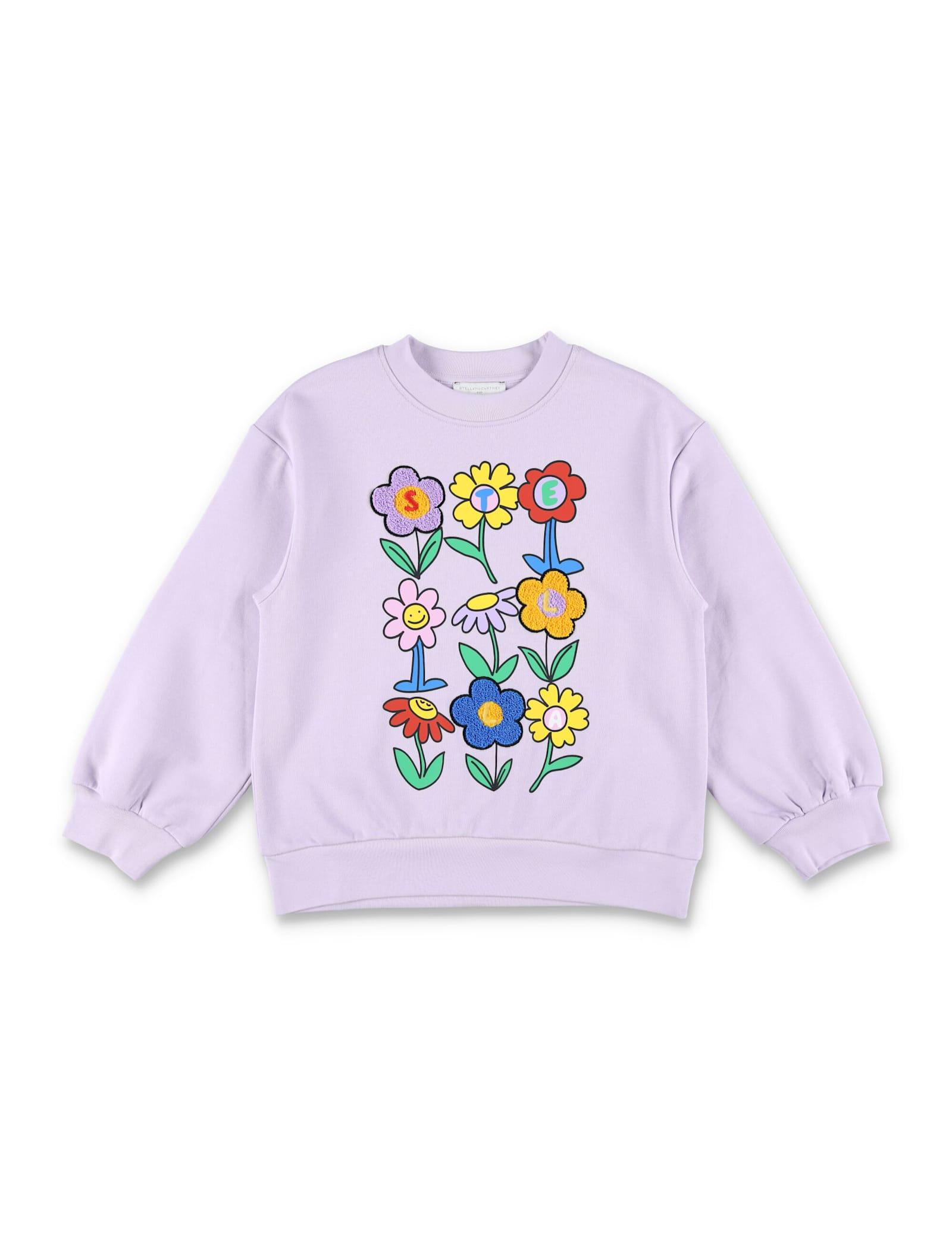 stella mccartney kids kid - flowers sweatshirt