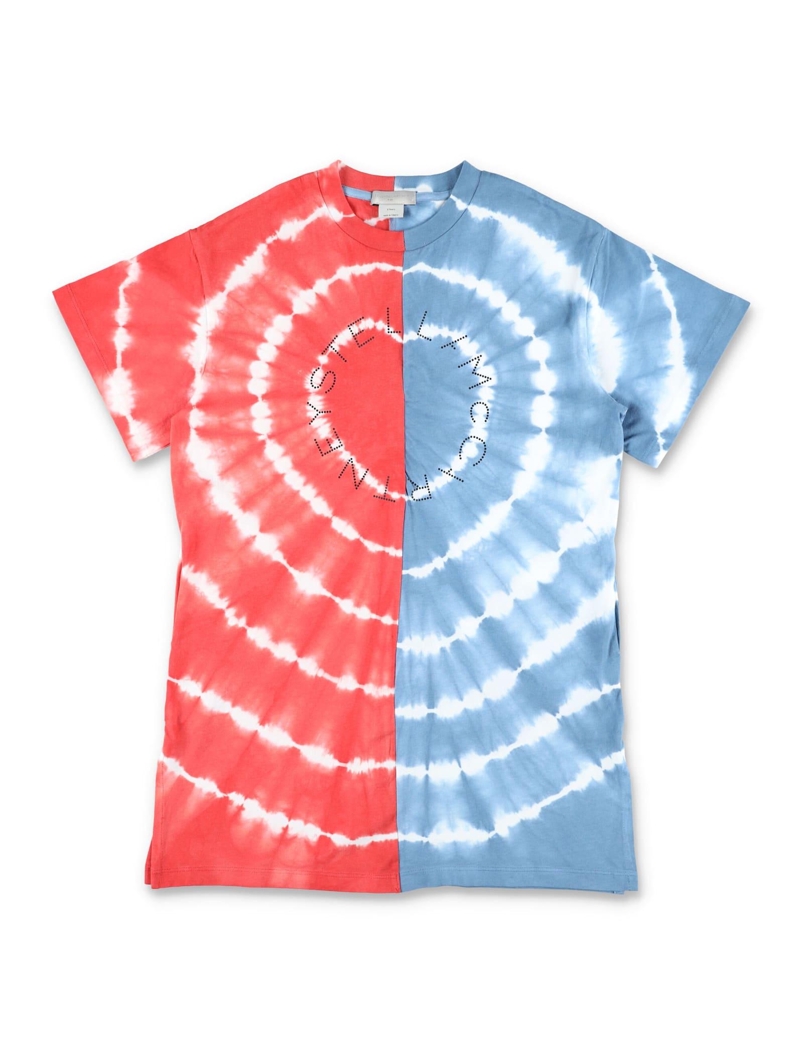 stella mccartney kids kid - tie-dye graphic t-shirt dress