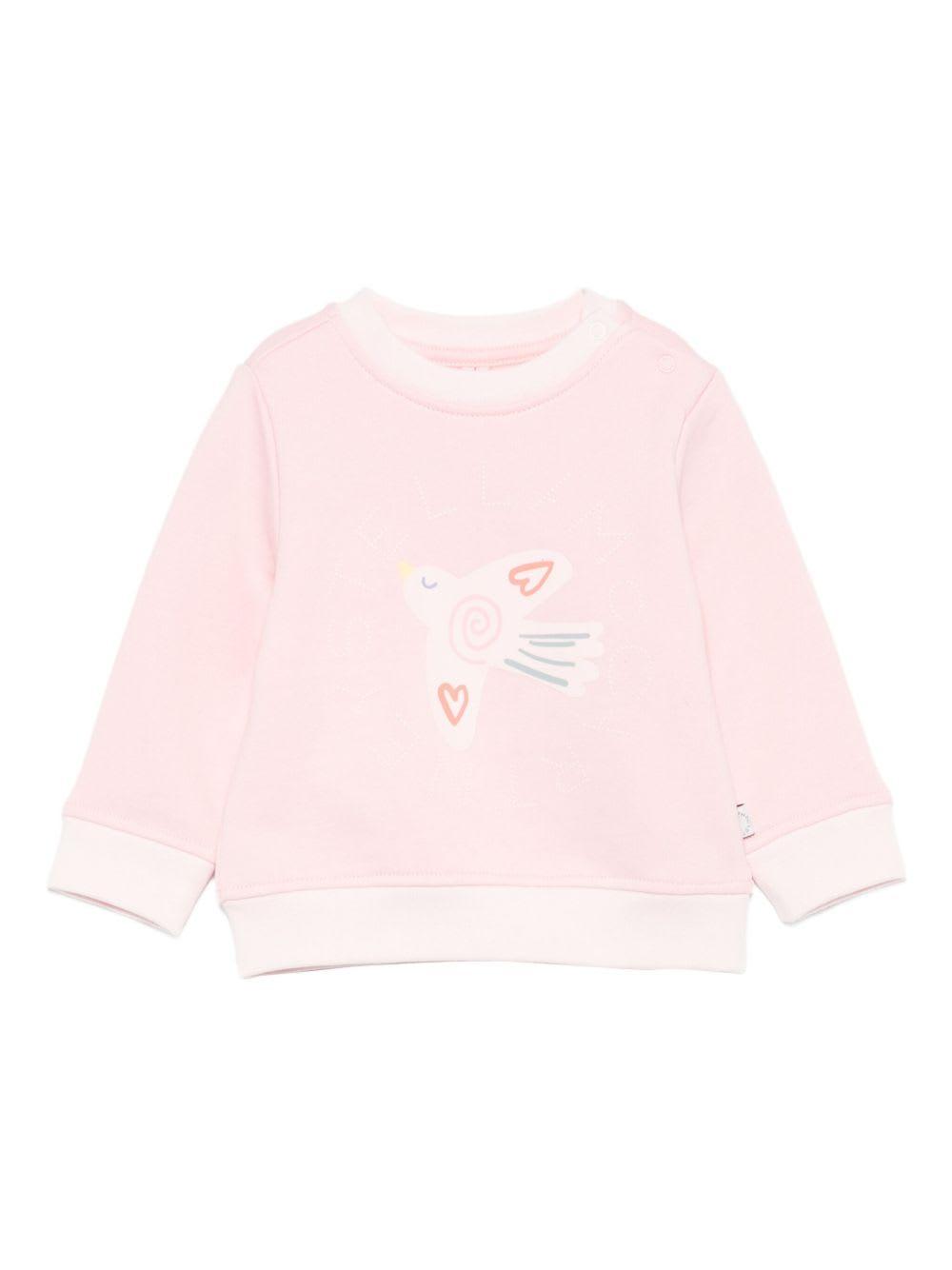 stella mccartney kids long-sleeved crewneck sweatshirt
