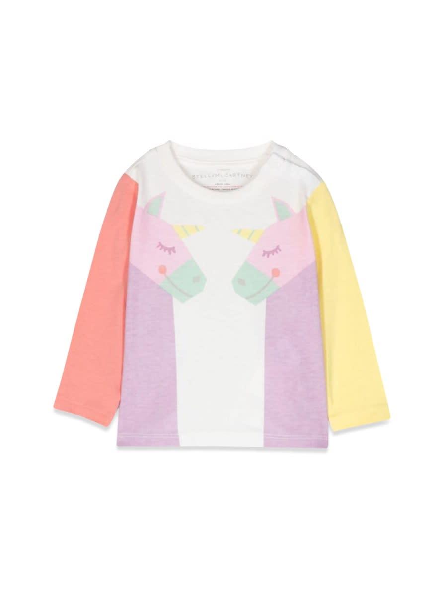stella mccartney kids t-shirt ml unicorns