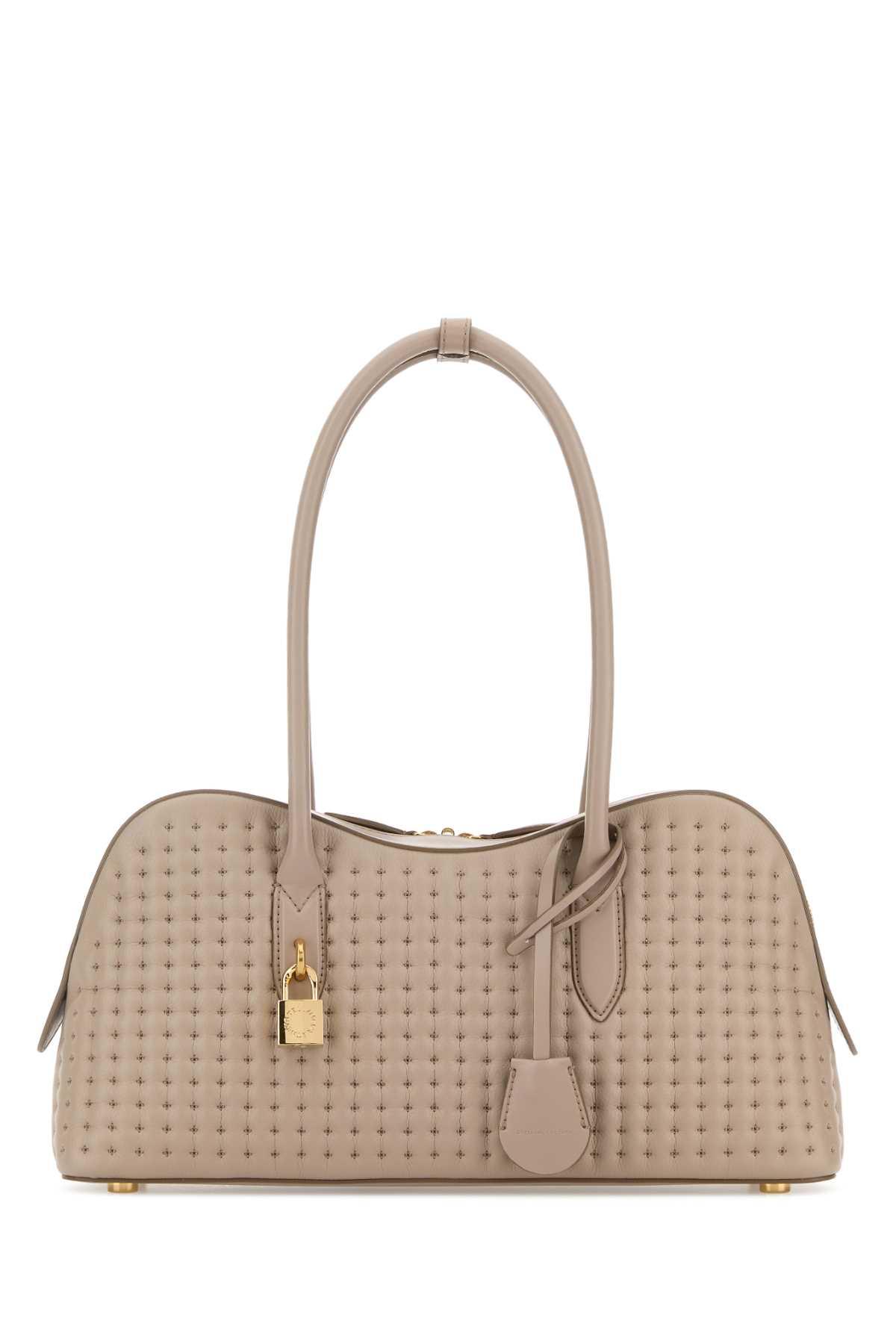 stella mccartney lilac synthetic leather ryder medium shoulder bag