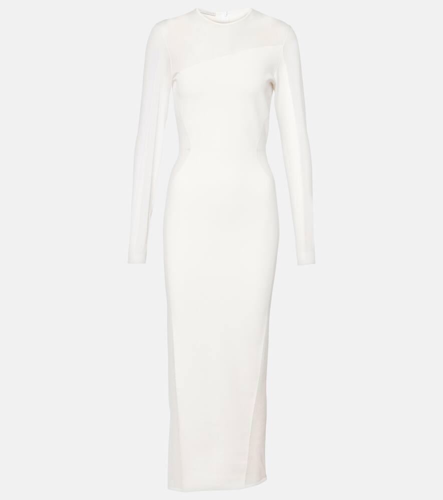stella mccartney miracle panelled maxi dress