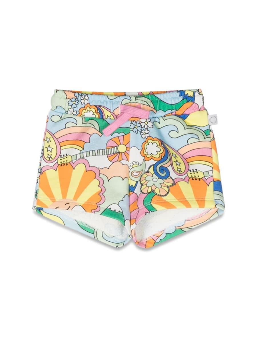 stella mccartney patterned print shorts