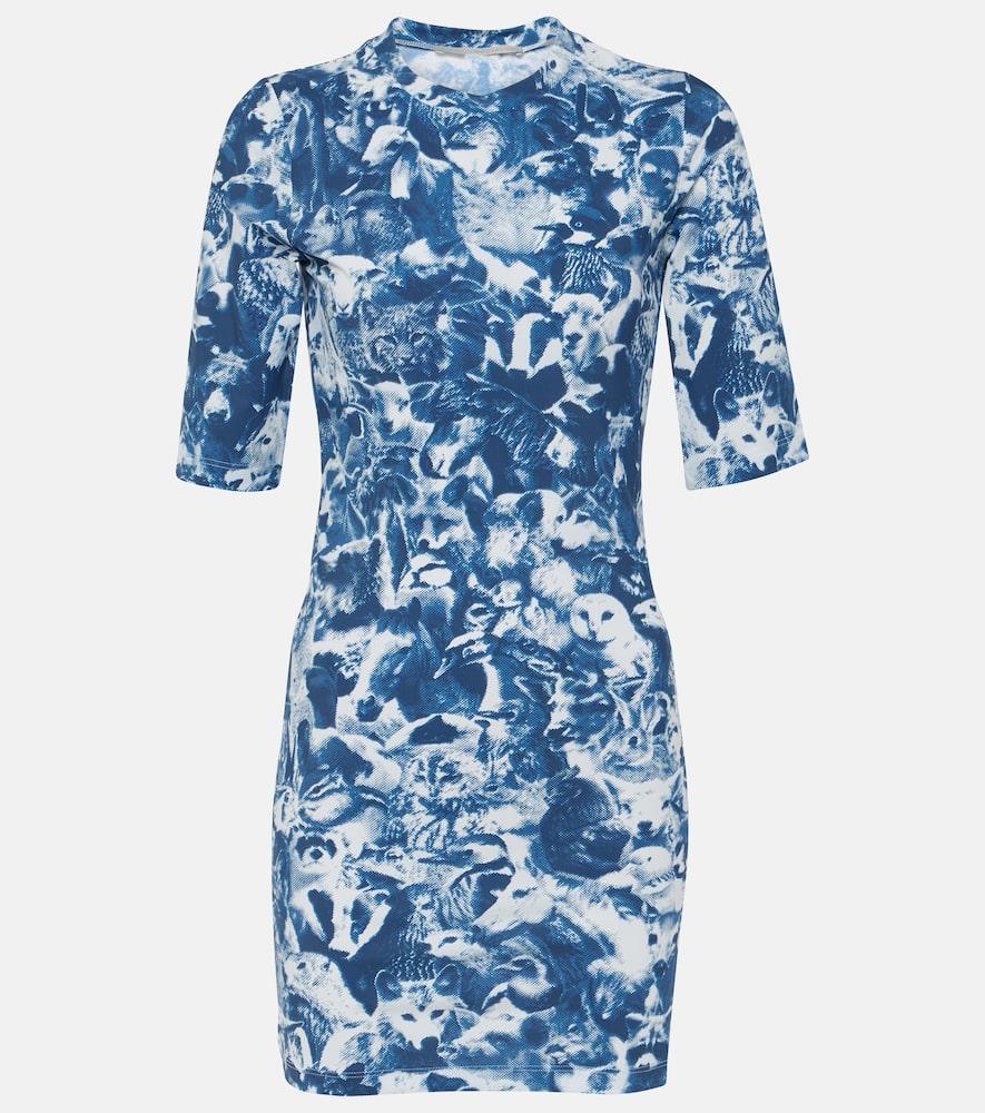stella mccartney printed minidress
