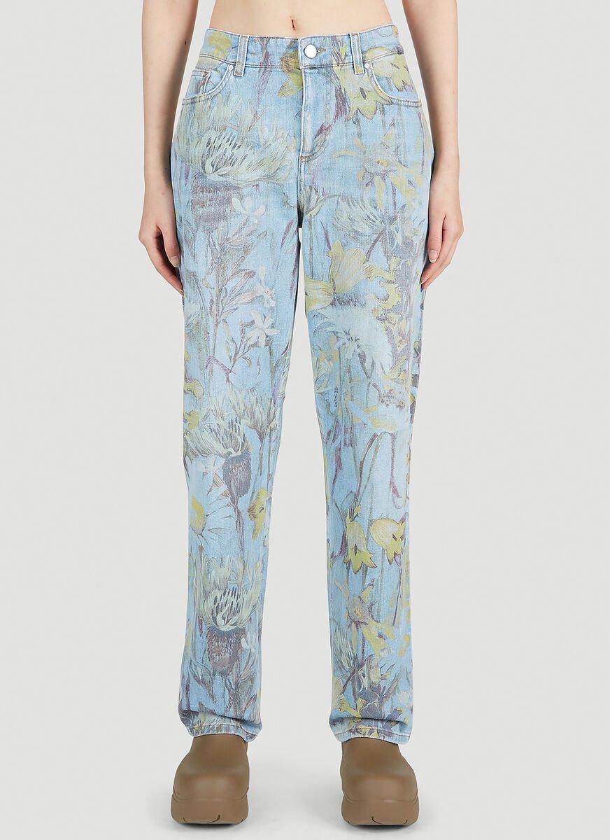 stella mccartney rewild flora jeans