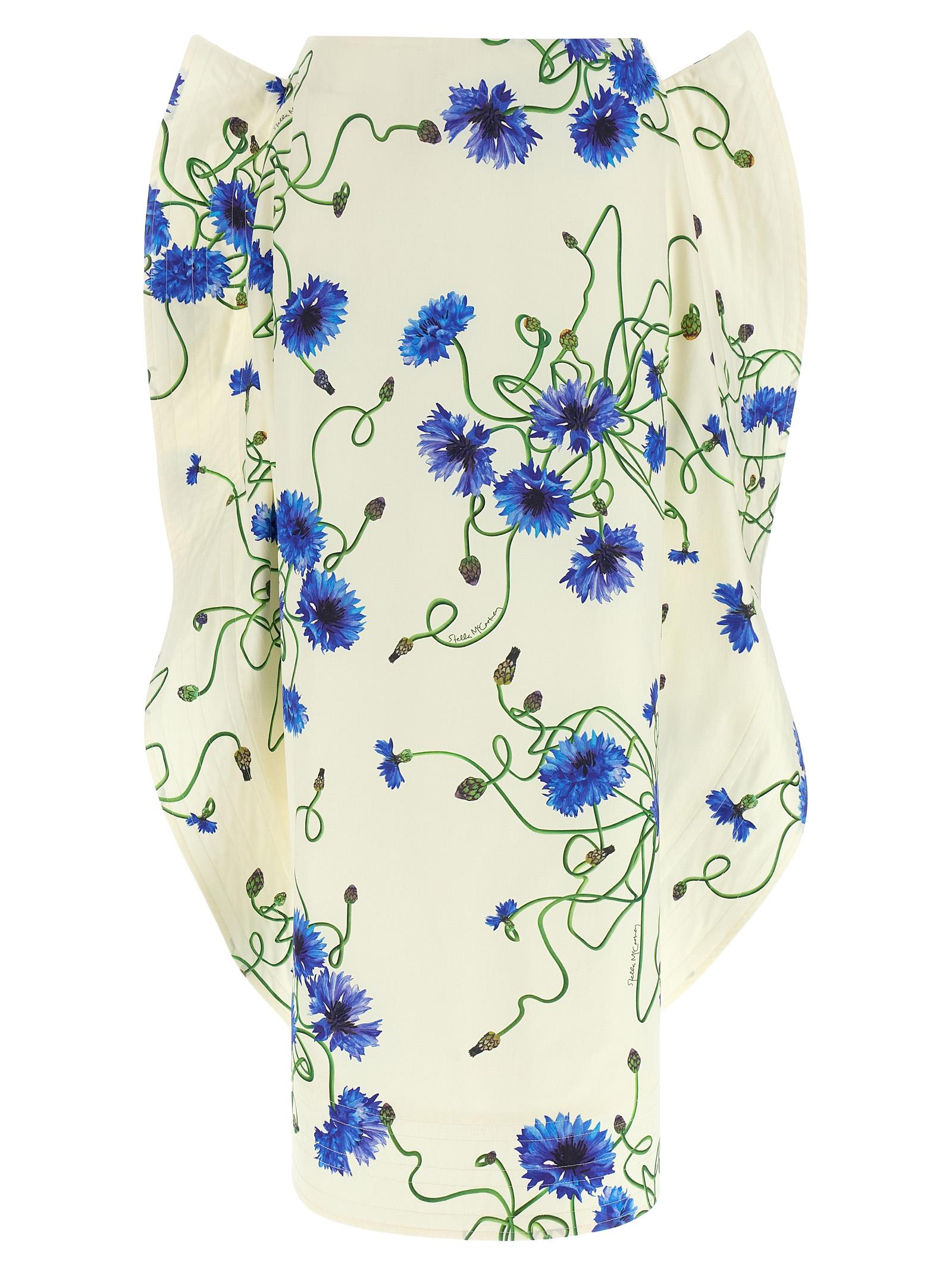 stella mccartney ruffled skirt multicolor cotton - women