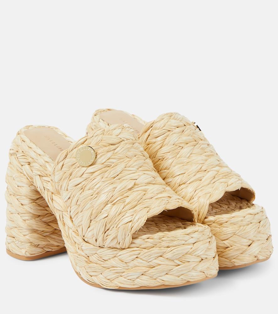 stella mccartney skyla raffia