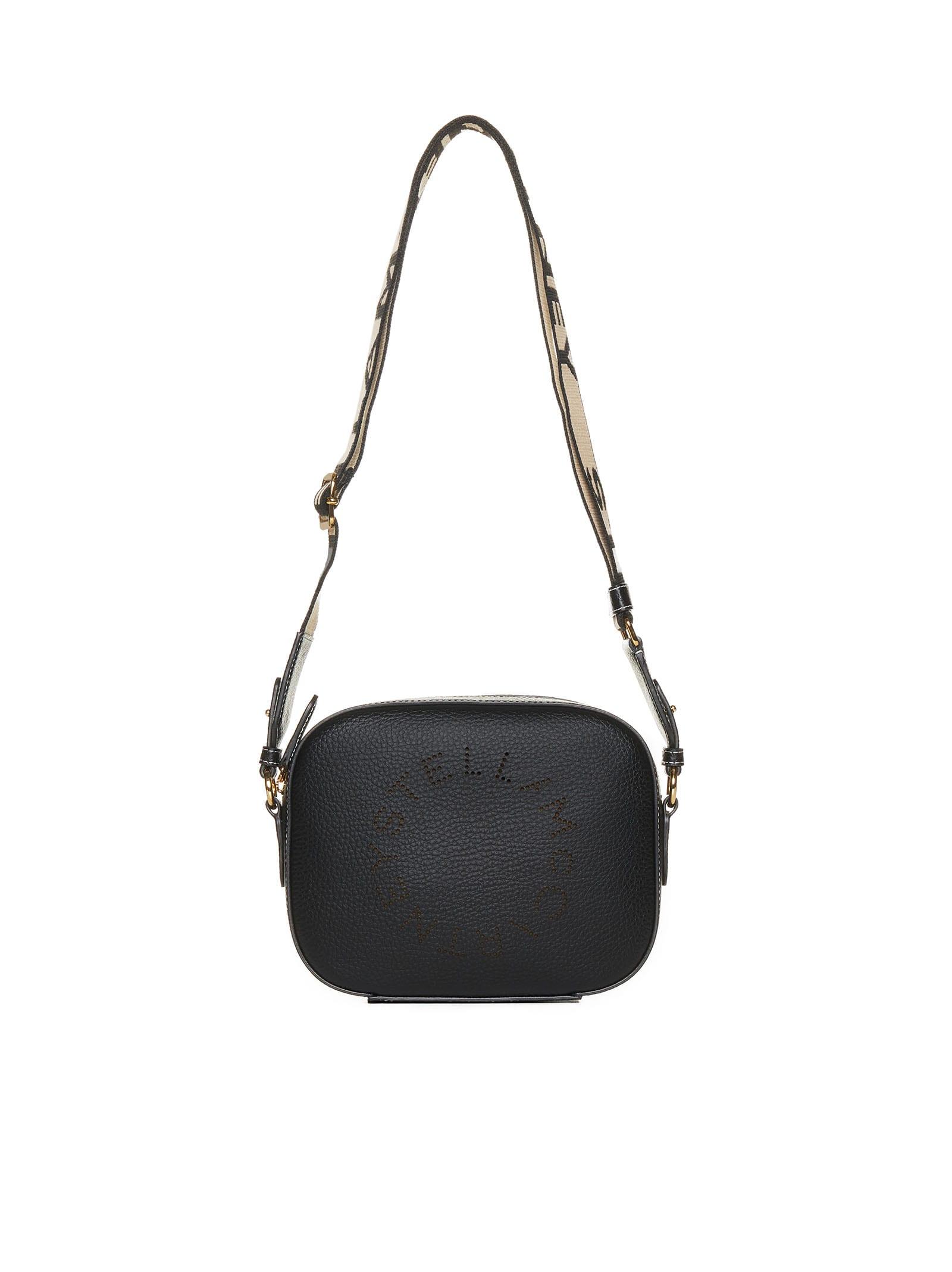 stella mccartney small embossed camera shoulder bag