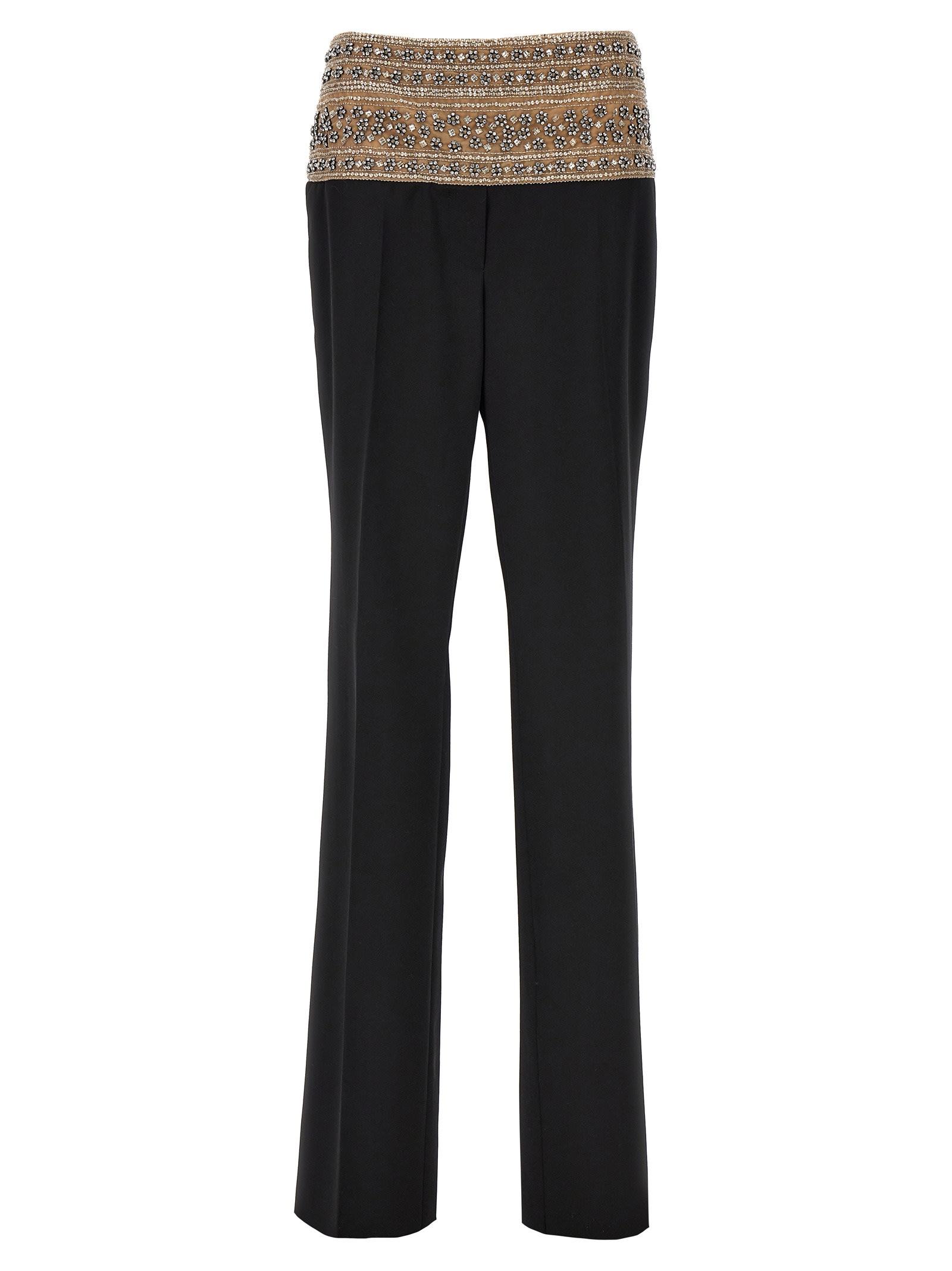 stella mccartney smoking pants with crystals