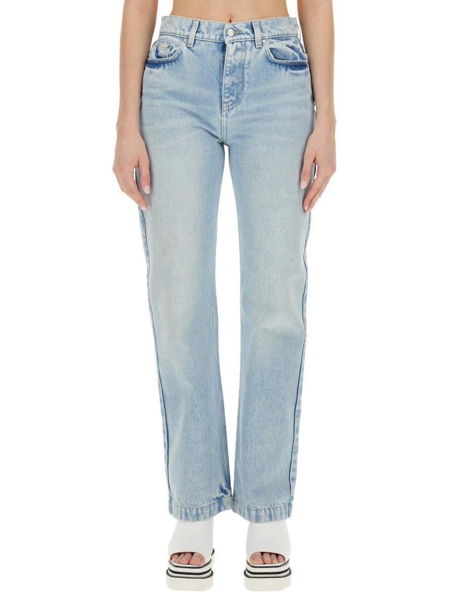 stella mccartney straight-leg slim-cut jeans
