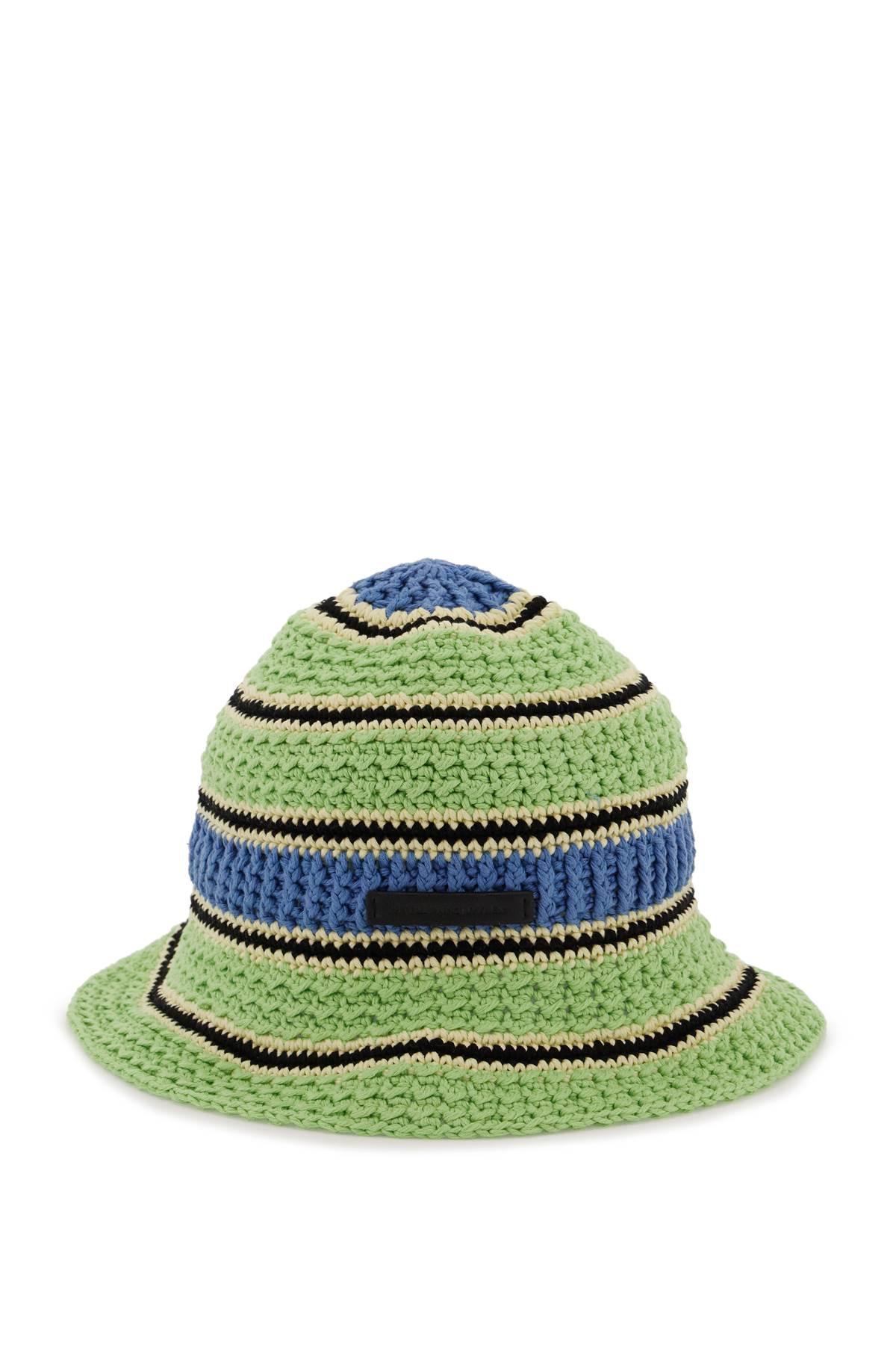 stella mccartney striped crochet hat