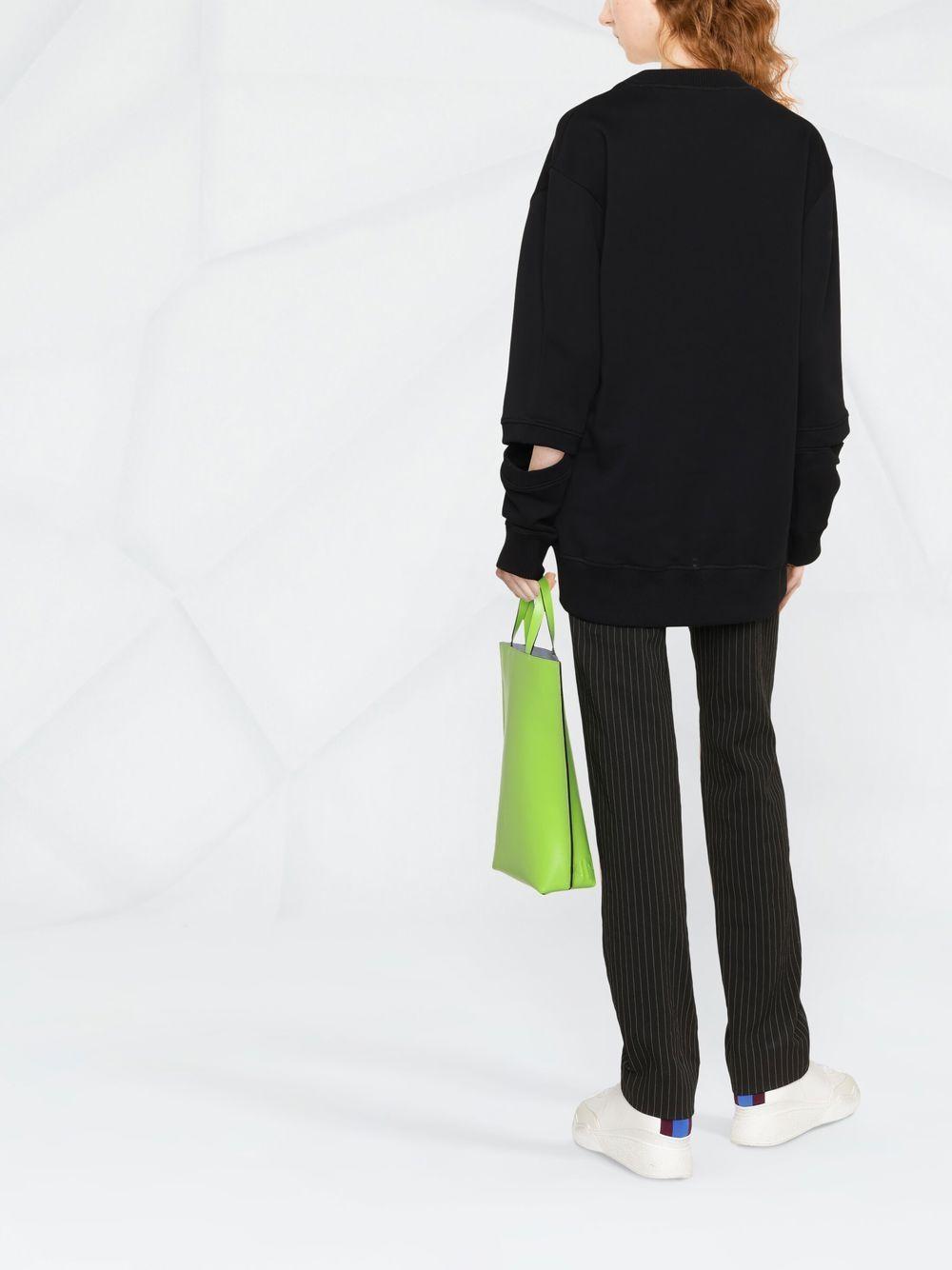stella mccartney sweaters black sustainable cotton - women