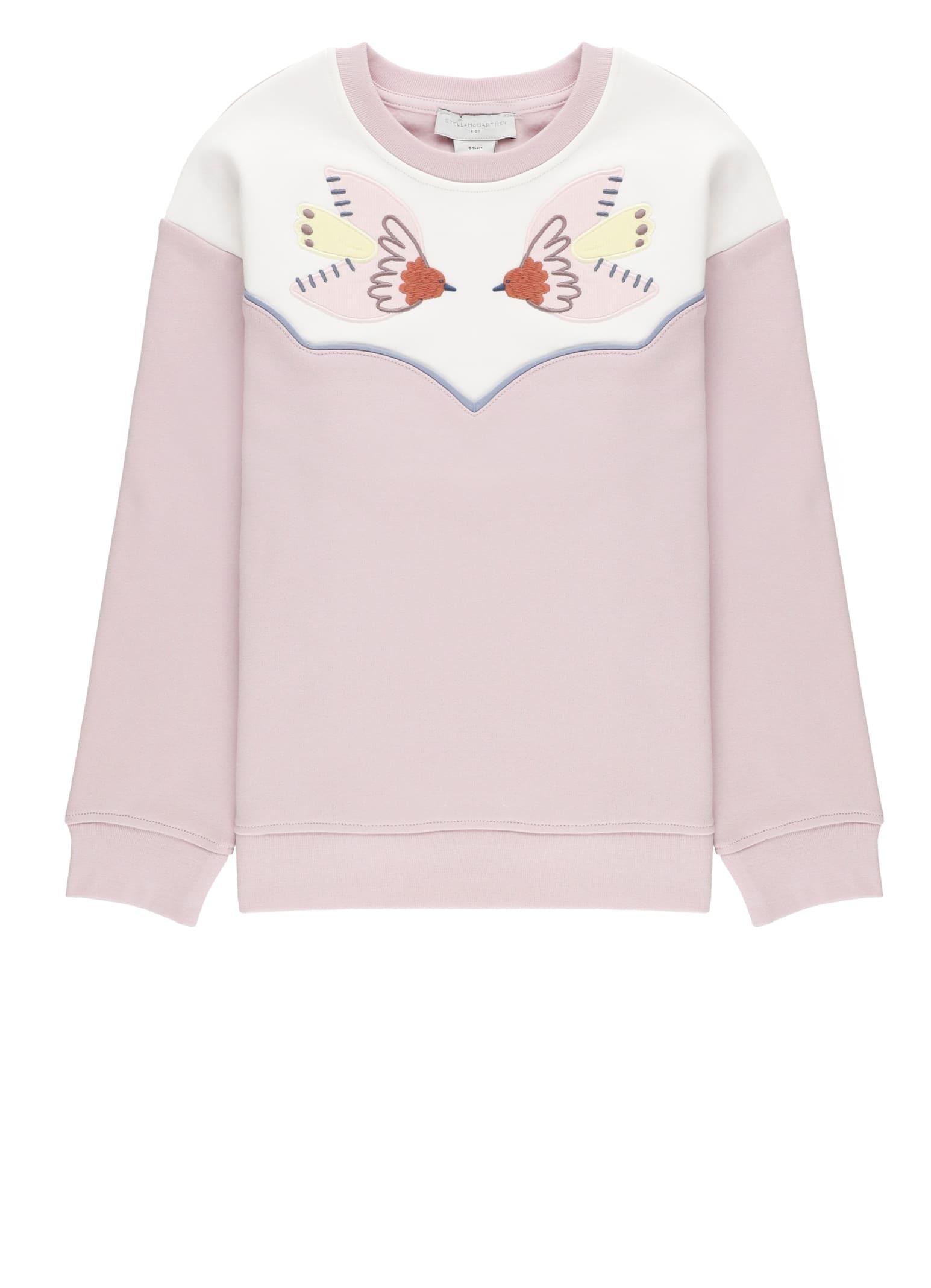 stella mccartney sweatshirt with embroidery