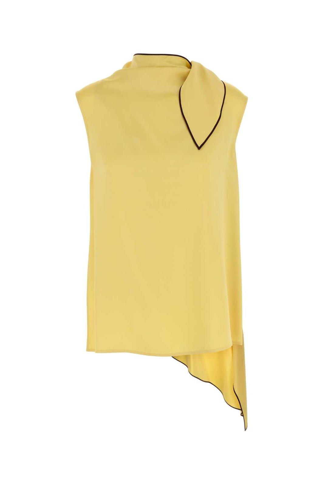 stella mccartney tie neck top