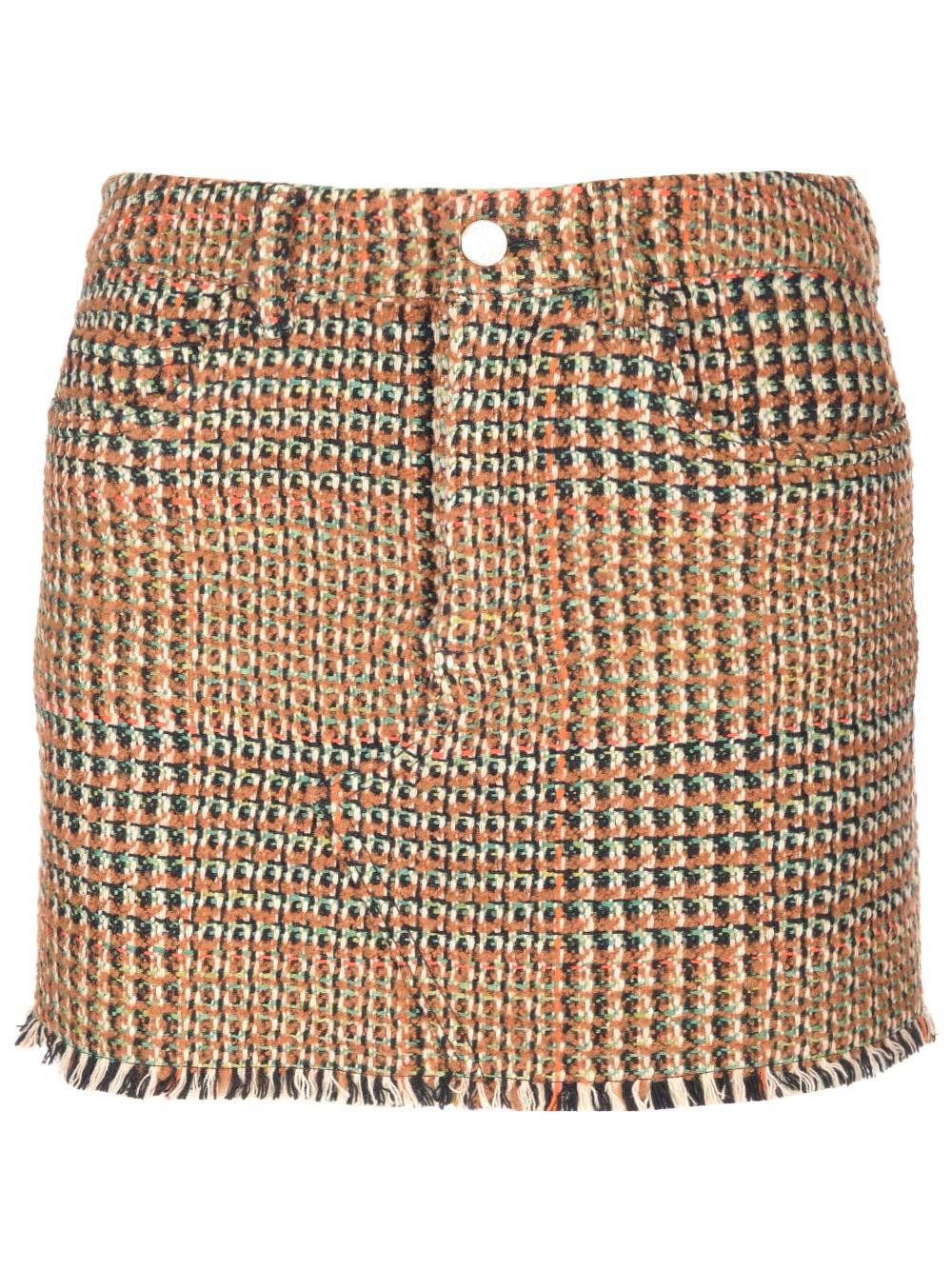 stella mccartney tweed miniskirt