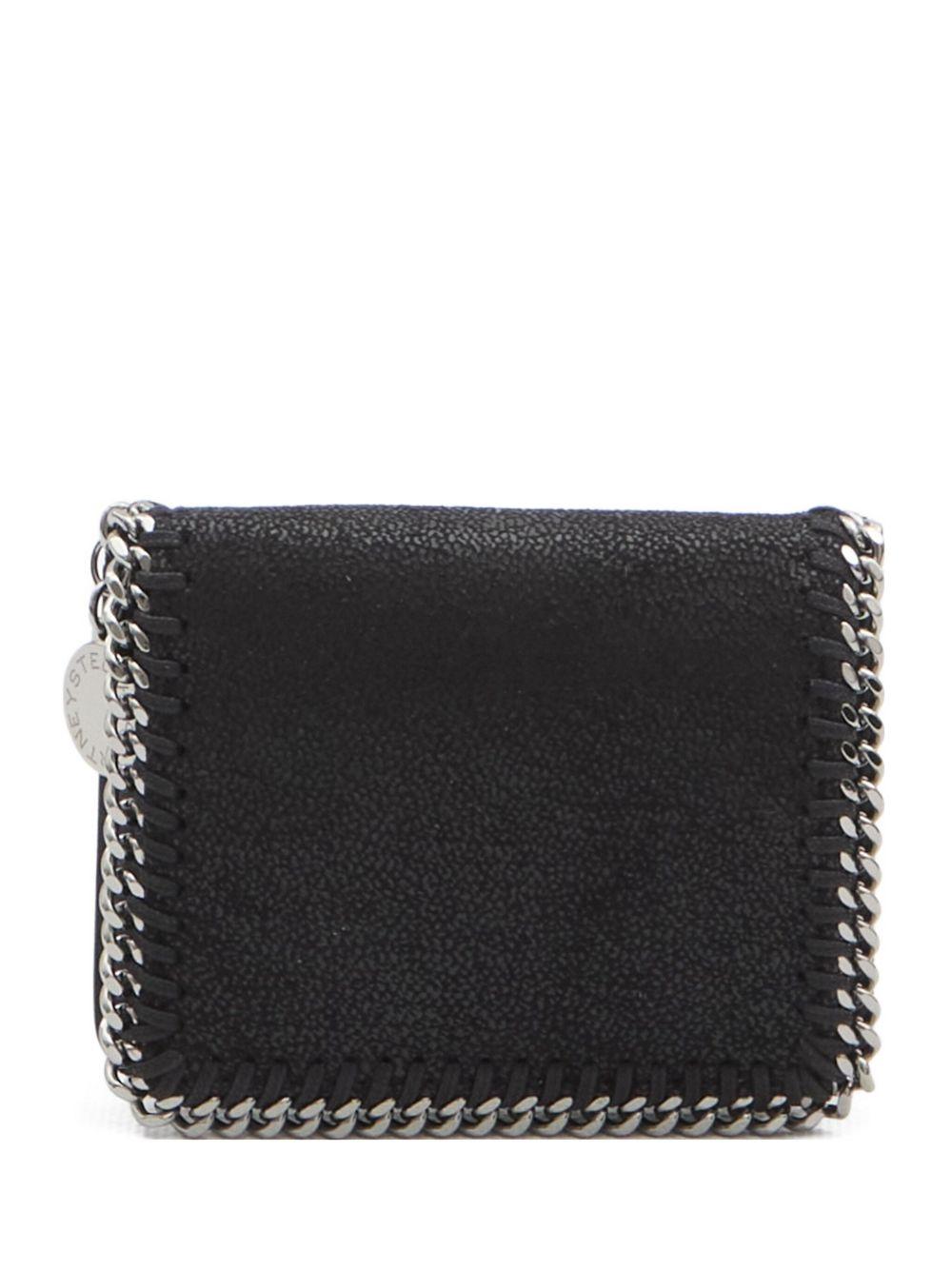 stella mccartney wallets black polyester - women