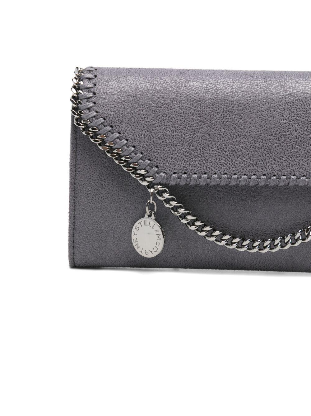 stella mccartney wallets grey polyester - women