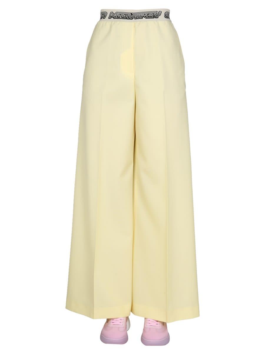 stella mccartney wide leg trousers