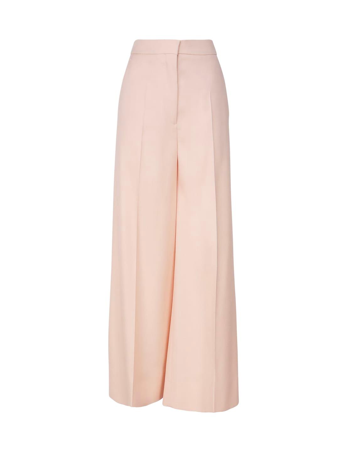 stella mccartney wide viscose trousers