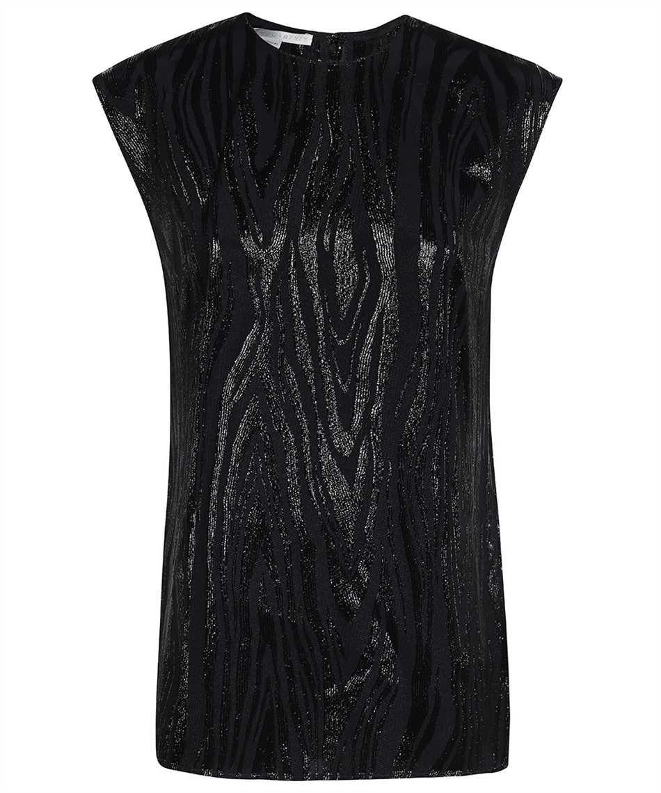 stella mccartney woodgrain lurex top