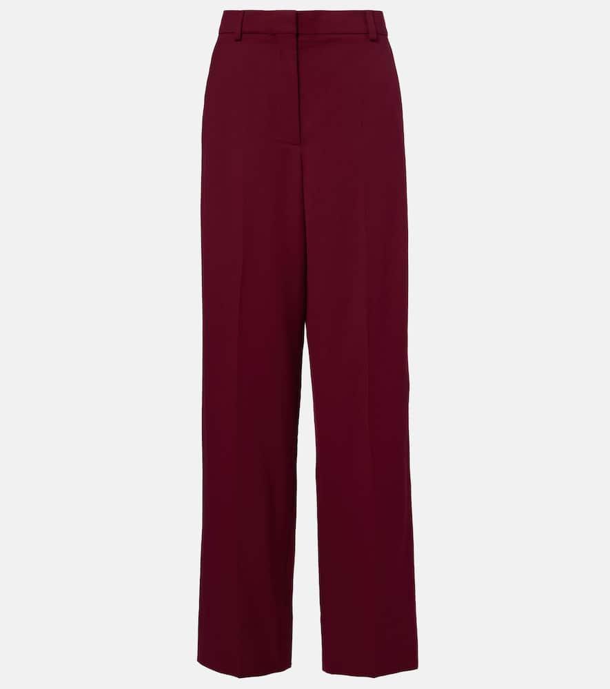 stella mccartney wool straight pants