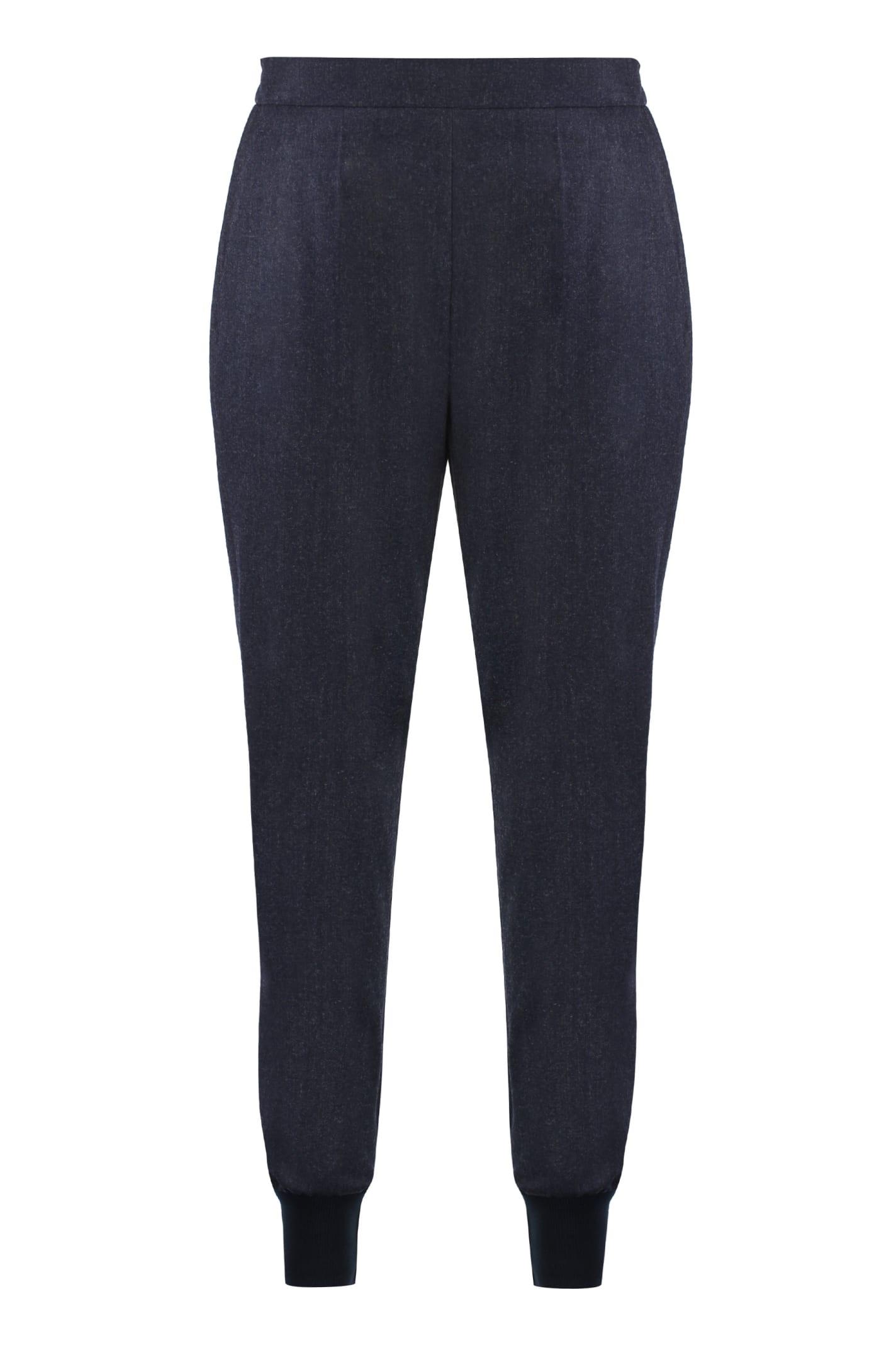 stella mccartney wool track pants