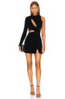 stella velour mini dress