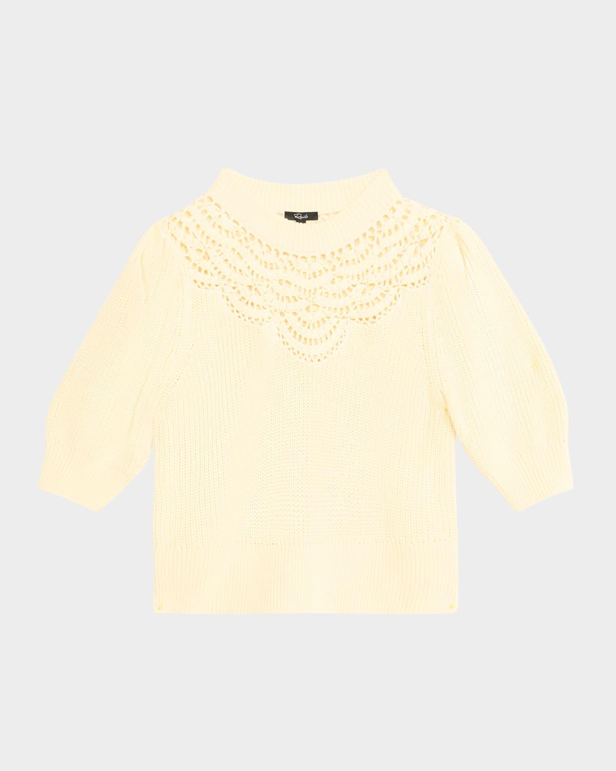 steph mock-neck top