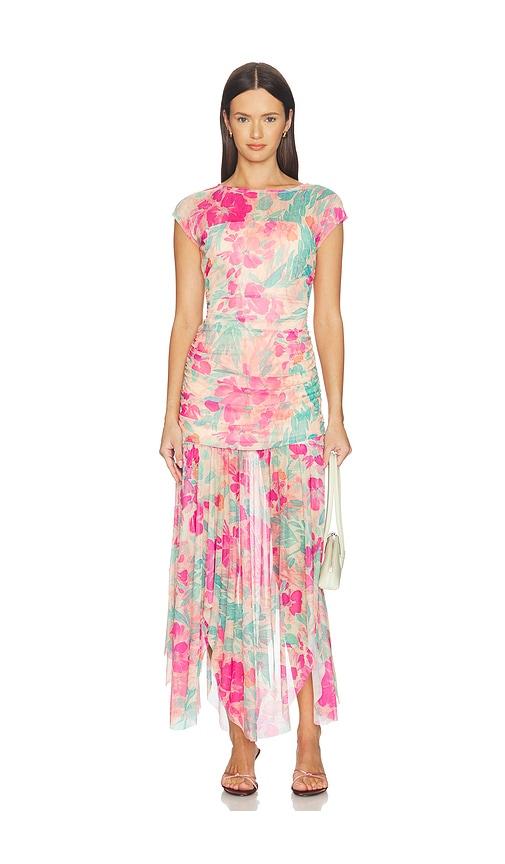 steve madden agnes dress in pink.